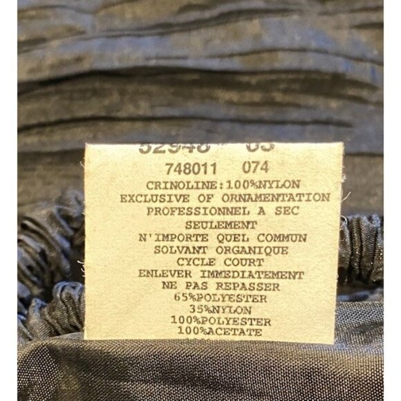 VINTAGE JESSICA McCLINTOCK BLACK TEIRED MINI PARTY DRESS SZ 6 GOTH FAIRY PROM - Picture 6 of 6